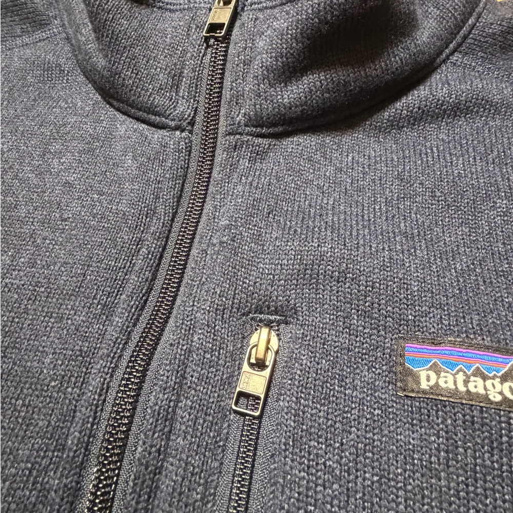 Patagonia Better Sweater Mens 2XL Navy Blue 1/4 Zip Outdoor Hiking - Picture 4 of 9